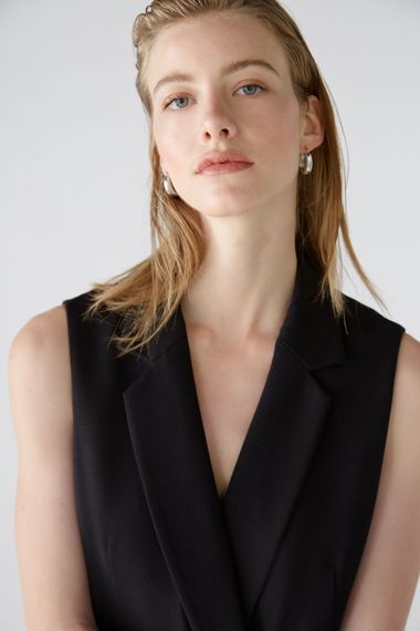 Oui Жилет из вискозного джерси