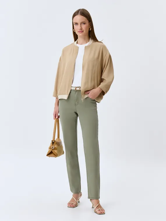 BULMER Оливковые джинсы