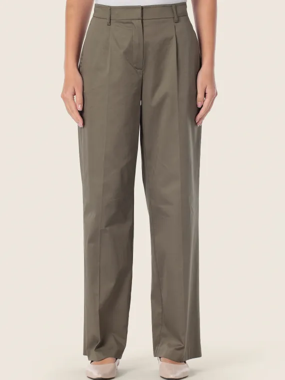 GERRY WEBER Классические прямые брюки хаки