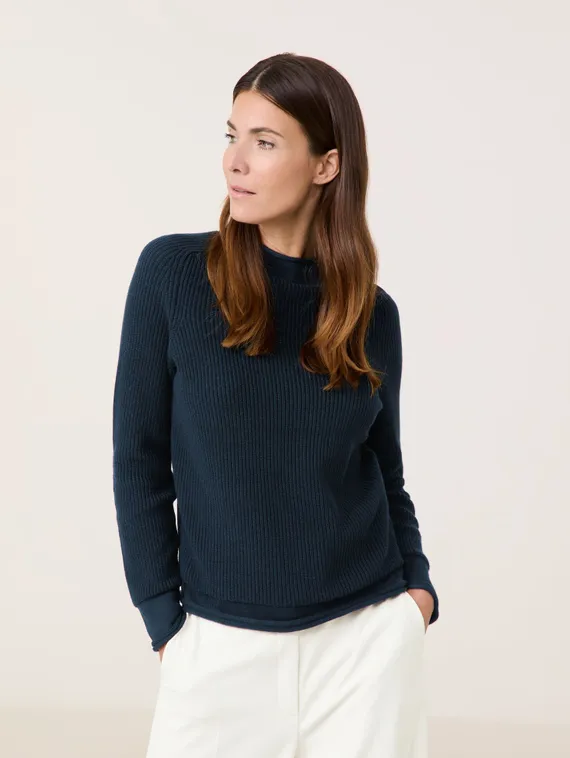 GERRY WEBER Джемпер из хлопка вязаный