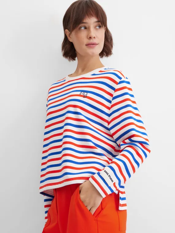 Smith&amp;Soul Свитшот в полоску