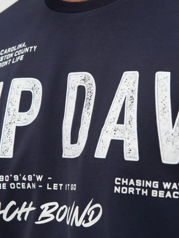 CAMP DAVID Футболка с ярким логотипом