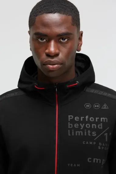 CAMP DAVID Спортивная толстовка с капюшоном