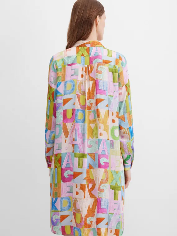 Elisa.and.me Платье-рубашка с абстрактным принтом
