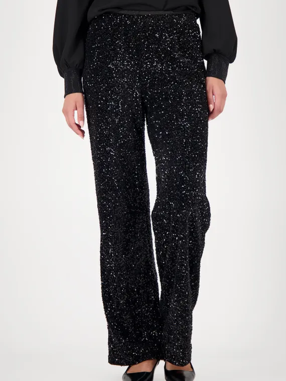 MONARI Широкие брюки с пайетками