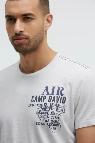 CAMP DAVID Футболка с принтом на спине