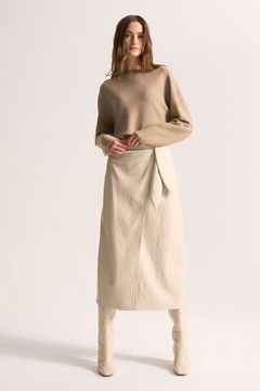 UNQ Юбка из искусственной кожи