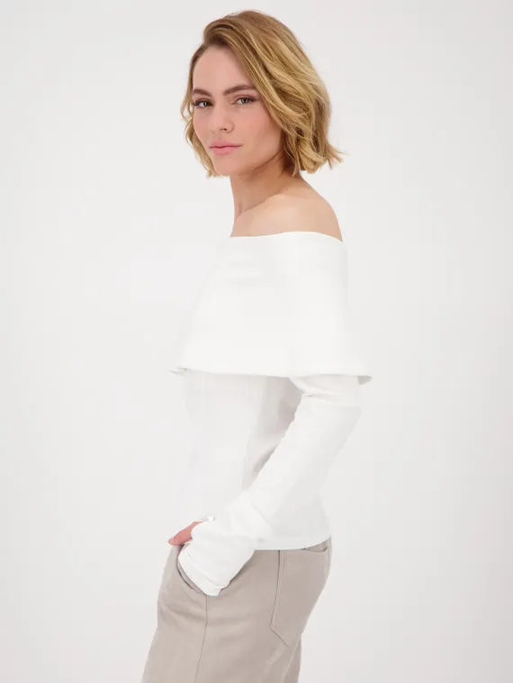 MONARI Толстовка с вырезом "кармен"