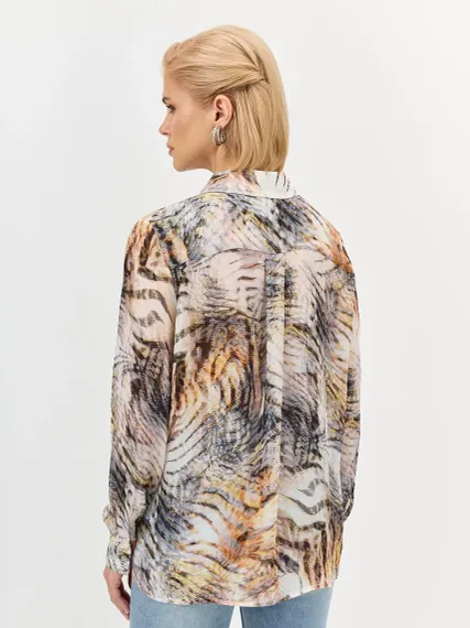 BULMER Блузка с анималистичным принтом