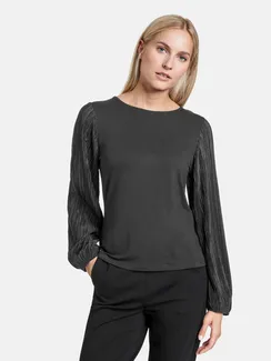 TAIFUN Блуза с плиссированными рукавами