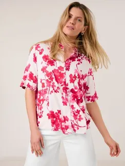 TAIFUN Блуза с цветочным принтом