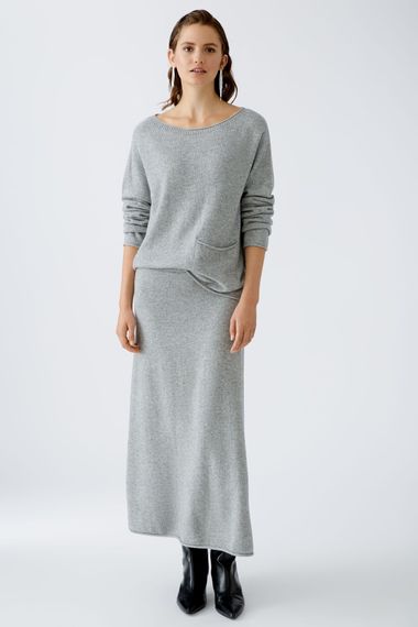 Oui Тонкий пуловер из смеси шерсти