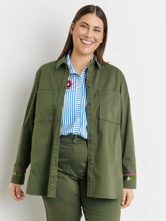 SAMOON Жакет хлопковый