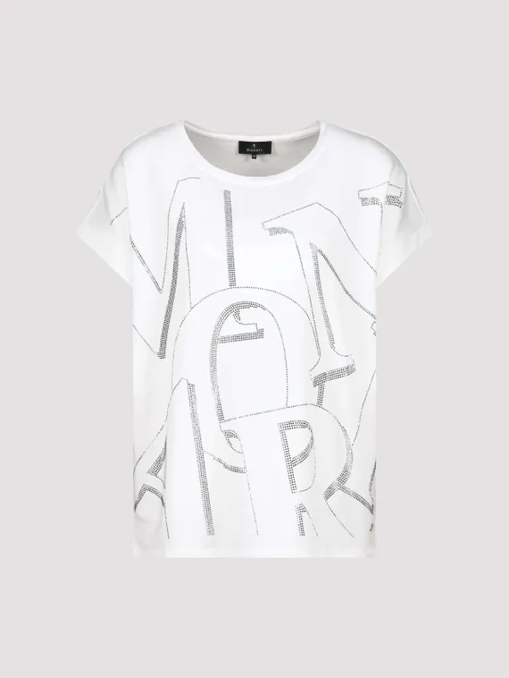 MONARI Футболка с буквами из страз
