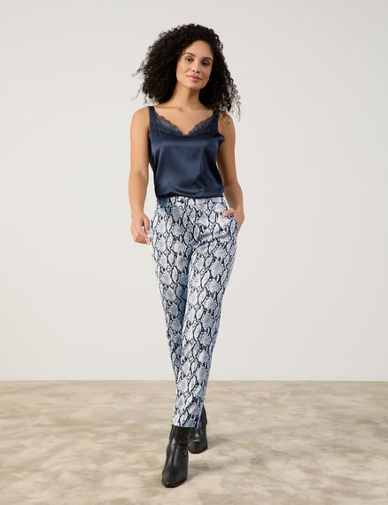 GERRY WEBER Брюки с принтом змеи