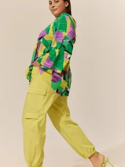 SAMOON Блуза длинный рукав