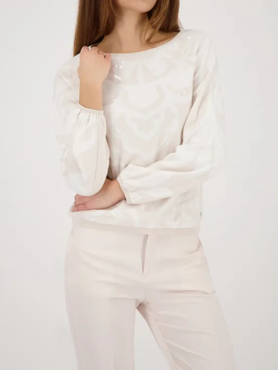 MONARI Вязаный джемпер с жаккардовым узором