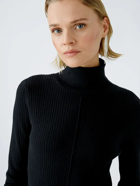 Oui Водолазка тонкой вязки