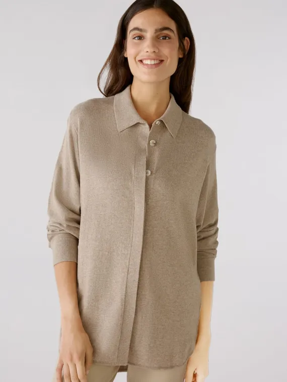 Oui Кардиган из смесовой вискозы