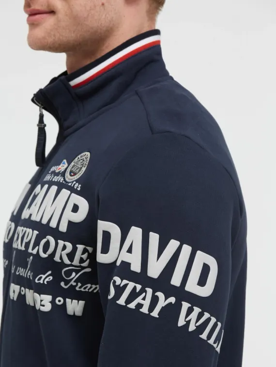 CAMP DAVID Толстовка с объемным рисунком