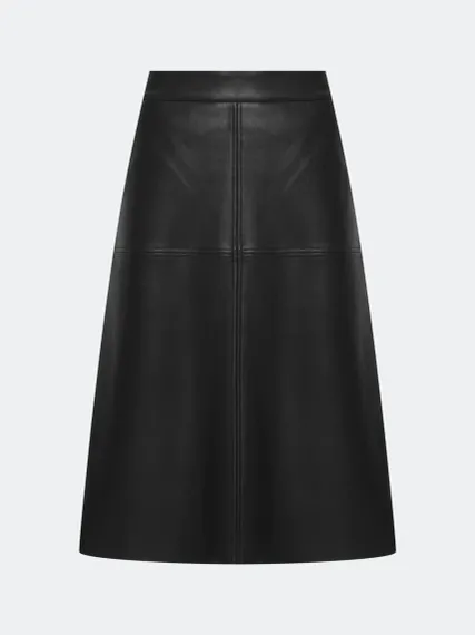 BULMER Юбка-трапеция из экокожи