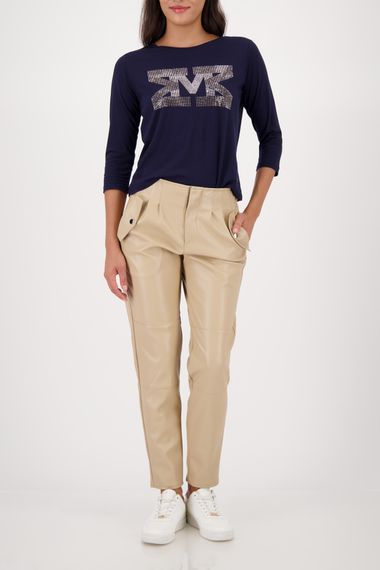 MONARI Футболка 3/4 рукав со стразами