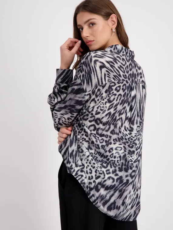 MONARI Блуза с анималистичным принтом