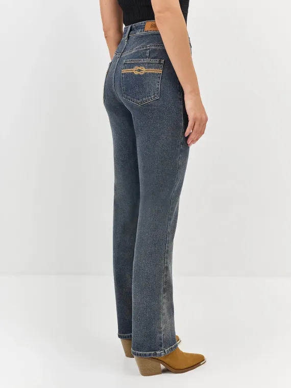 BULMER Прямые джинсы с вышивкой