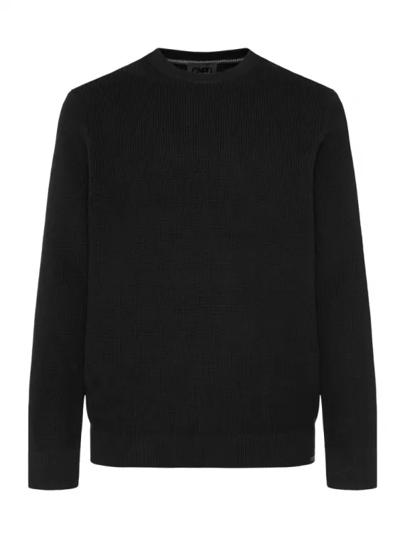 CAMP DAVID Классический черный джемпер