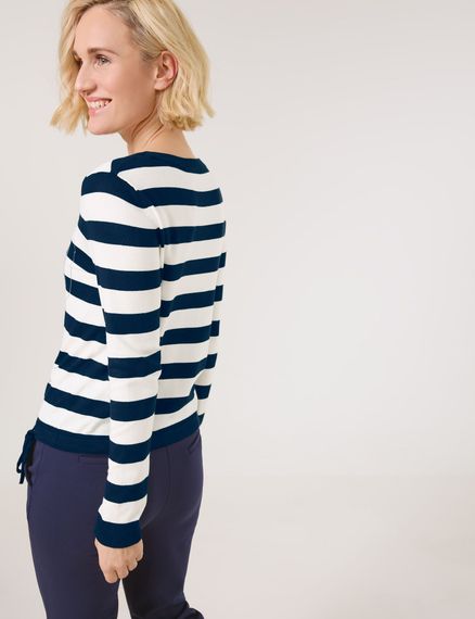 GERRY WEBER Джемпер тонкий в полоску