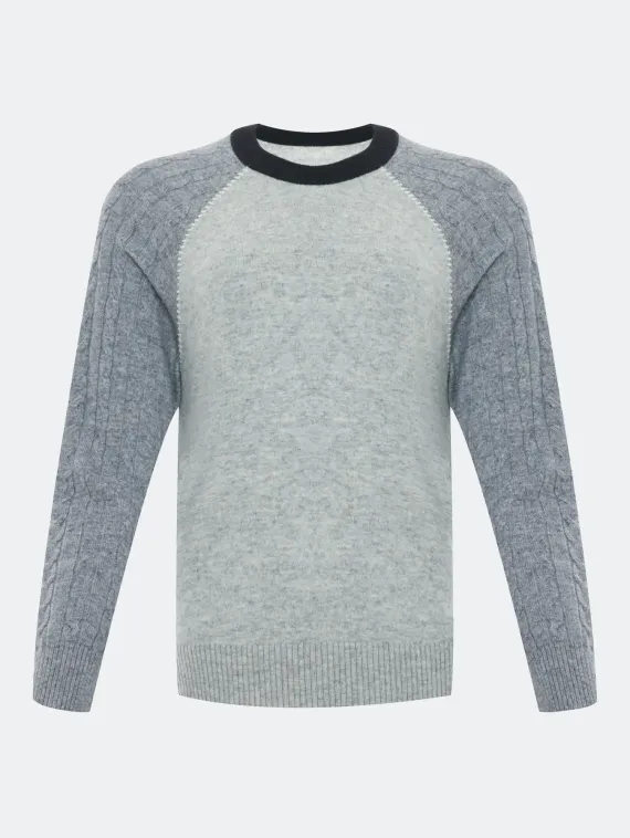 BULMER Джемпер в стиле колор-блок с шерстью