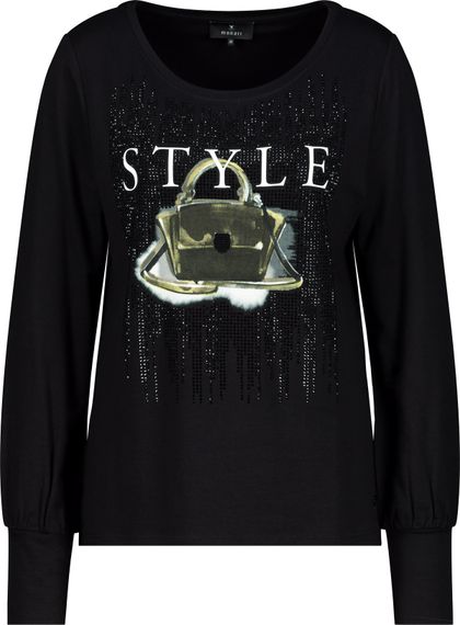 MONARI Футболка с принтом и стразами