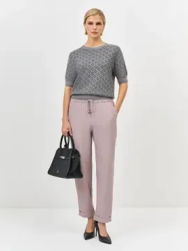 BULMER Жаккардовый джемпер с шелком