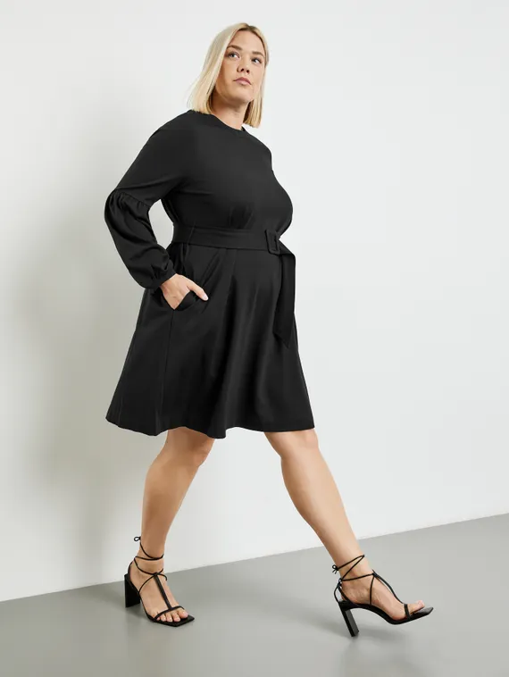 SAMOON Платье с пышными рукавами