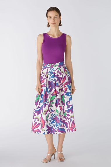 Oui Юбка с цветочным принтом