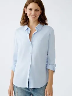 Oui Рубашка с легким атласным блеском