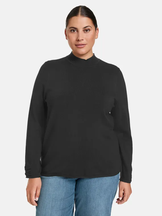 SAMOON Джемпер с высоким воротником