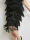 SAMOON Юбка с бахромой