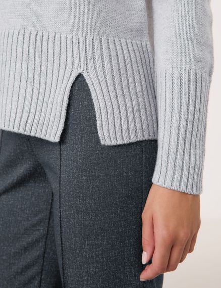 GERRY WEBER Джемпер вязаный с боковыми разрезами